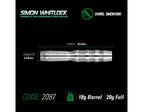 SIMON WHITLOOK silver soft darts 2