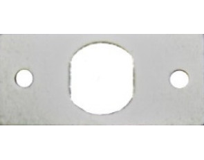 Lock plate for target door