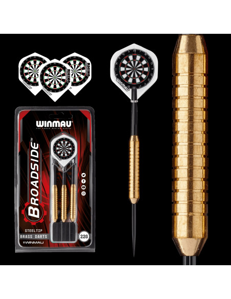 BROADSIDE Brass 1225 Brass Steeldarts 22g BROADSIDE Brass 1225 Brass Steeldarts 22g