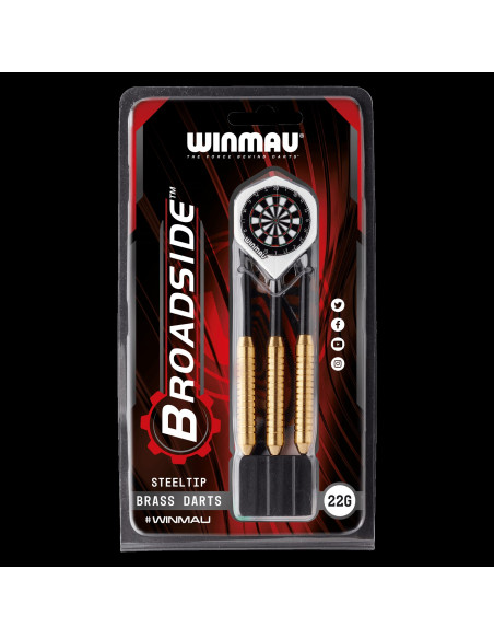 BROADSIDE Brass 1225 Brass Steeldarts 22g BROADSIDE Brass 1225 Brass Steeldarts 22g