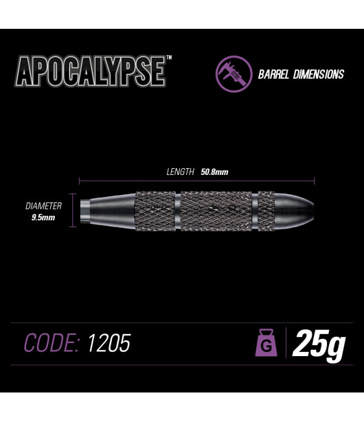 APOCALYPSE 1205 soft darts 25g