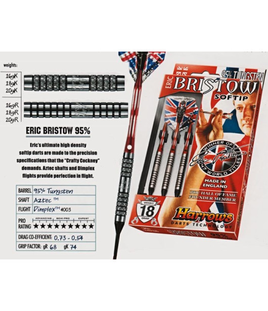ERIC BRISTOW soft darts 16/18g