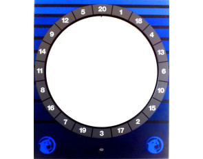 Front door - HB8 Target door blue