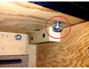 Inch screw target board + upper housing 2