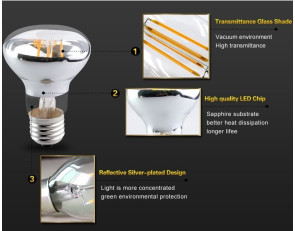Dart Filament LED Lamp 6W 2