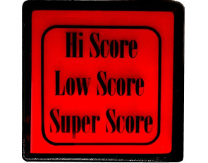 Button Hi Score Low Super - Cyberdine Dart
