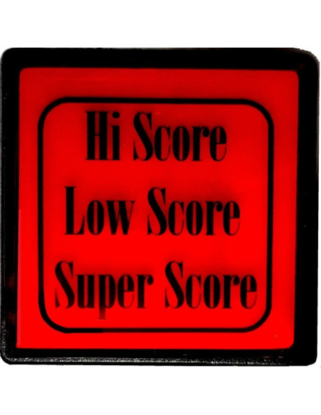 Button Hi Score Low Super - Cyberdine Dart