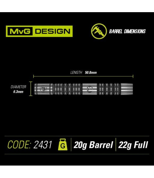 Michael Van Gerwen MvG Absolute Softdarts 22 g Winmau