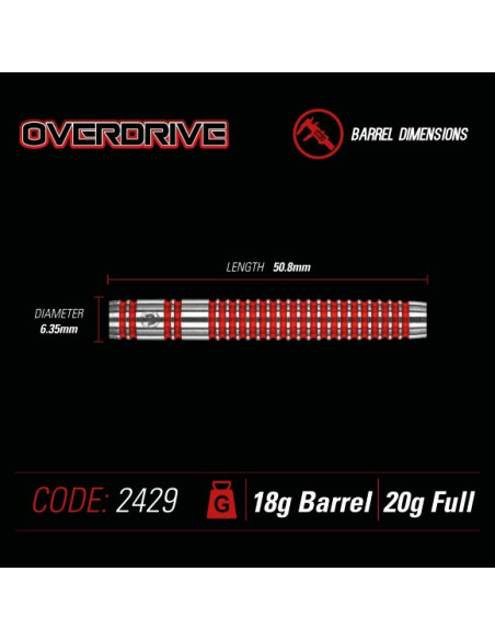 OVERDRIVE soft darts 20g Winmau