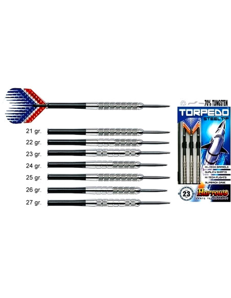 TORPEDO steel darts Harrows TORPEDO steel darts Harrows