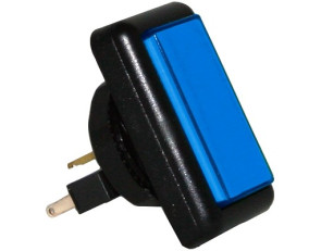 VISION button + micro switch 46x28 blue