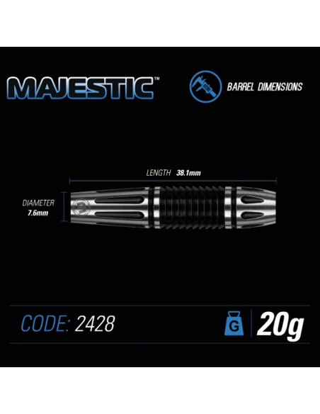 MAJESTIC soft darts 20g 22g Winmau