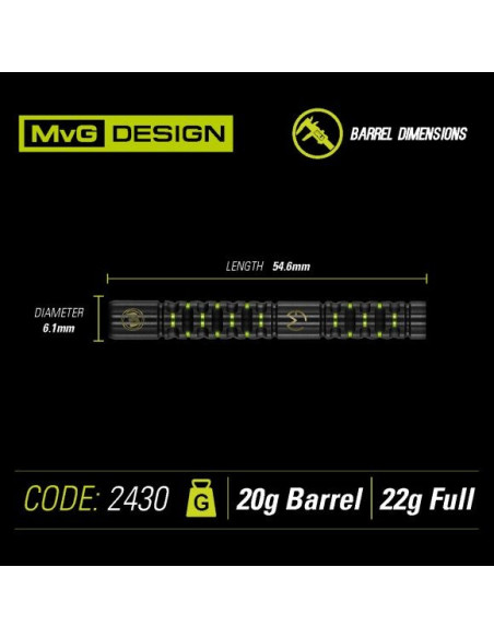 Michael Van Gerwen MvG ADRENALIN soft darts