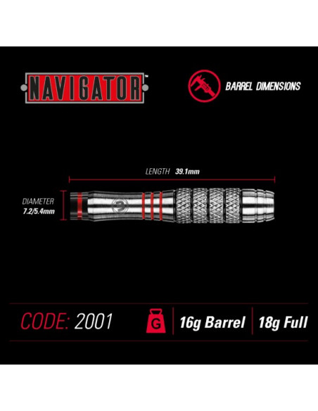 NAVIGATOR Softdarts 18g Winmau