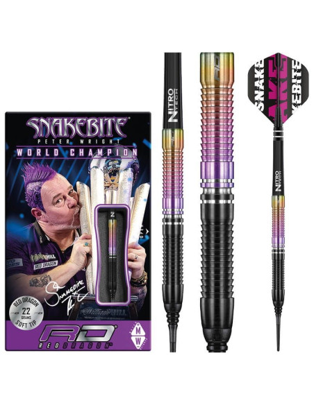PETER WRIGHT World Champion 2020 Edition Snakebite 22g Red Dragon