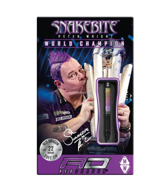 PETER WRIGHT World Champion 2020 Edition Snakebite 22g Red Dragon