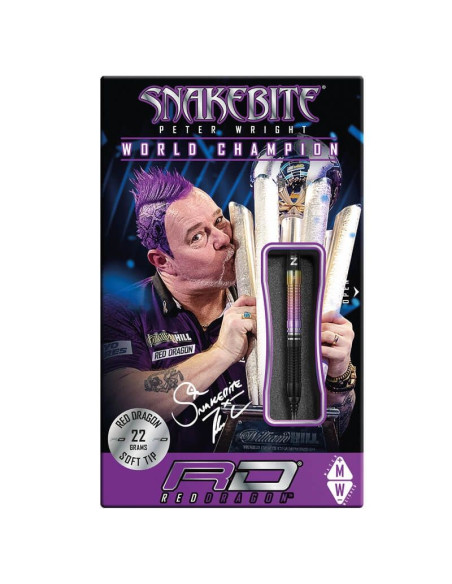 PETER WRIGHT World Champion 2020 Edition Snakebite 22g Red Dragon