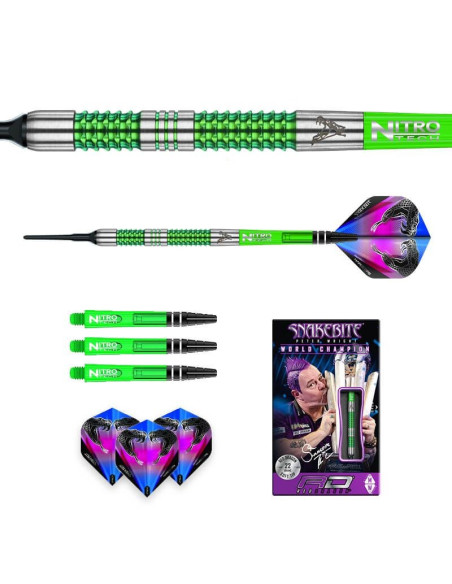 PETER WRIGHT Snakebite Mamba Softdarts 22g Red Dragon