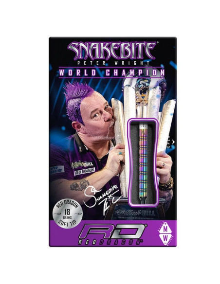 PETER WRIGHT World Champion 2020 Edition Snakebite 20g Red Dragon