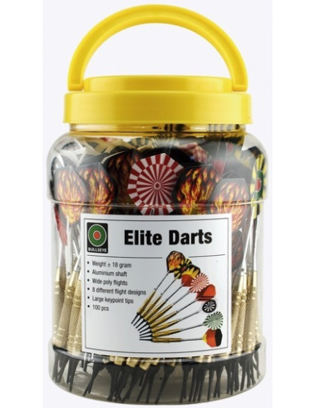 Elite Darts 100 St + Spitzen + Flights